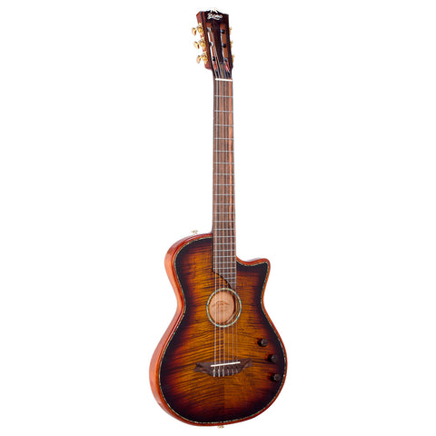 Guitarra Electroacústica Bromo Nylon Sumburst Ben2c Con Estuche