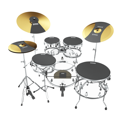 Set Sordinas Para Bateria Soundoff Evans Sosetstd