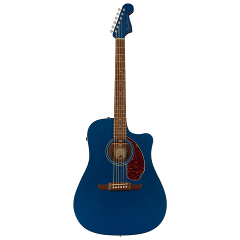 Guitarra Electroacústica Redondo Player Fender Azúl