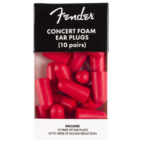 Tapones Para Oidos Fender De Espuma Concierto 10p