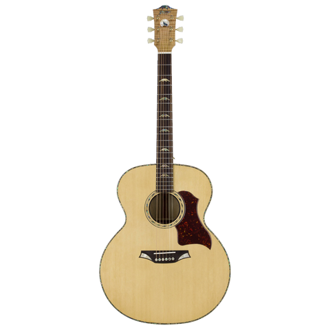 Guitarra Electroacústica Bromo Jumbo Con Funda Y Soporte Ban7e