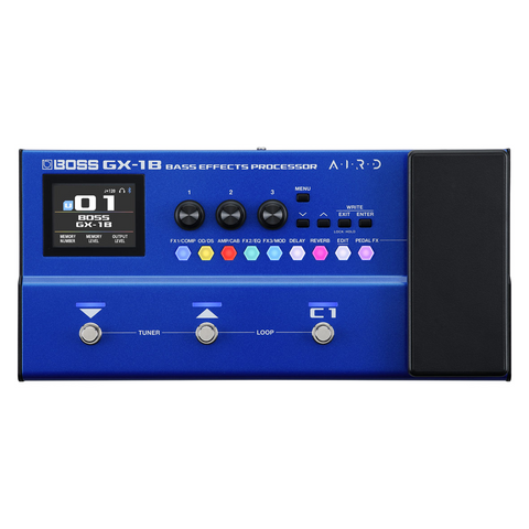 Pedal Multiefecto Para Bajo Eléctrico Boss Gx-1b