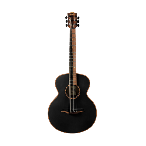 Guitarra Electroacústica Bromo Bat8me Bk Con Funda