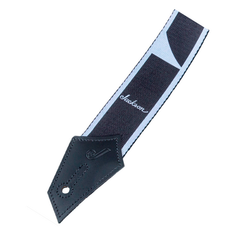 Correa Para Guitarra Jackson Negro Y Blanco