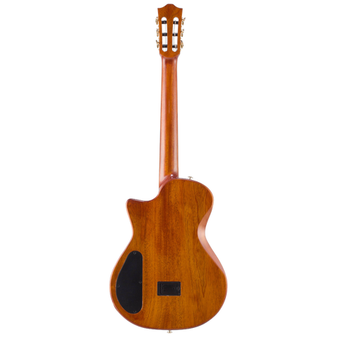 Guitarra Electroacústica Bromo Nylon Natural Ben2c Con Estuche
