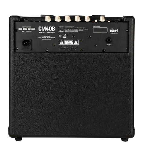 Amplificador Para Bajo Cort Cm40b.