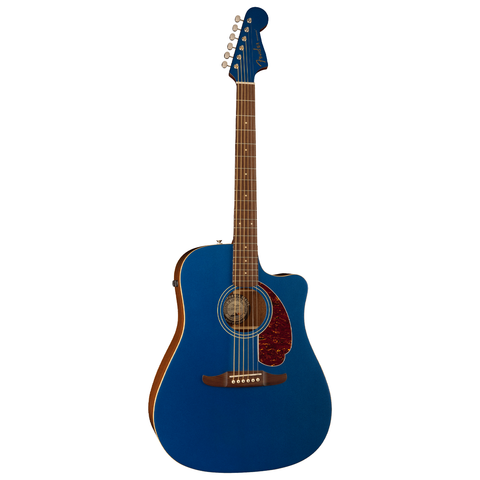 Guitarra Electroacústica Redondo Player Fender Azúl