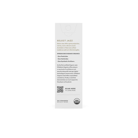 Caña Para Saxofón Baritono D'addario Orsf05bsx2s Jazz Organicas