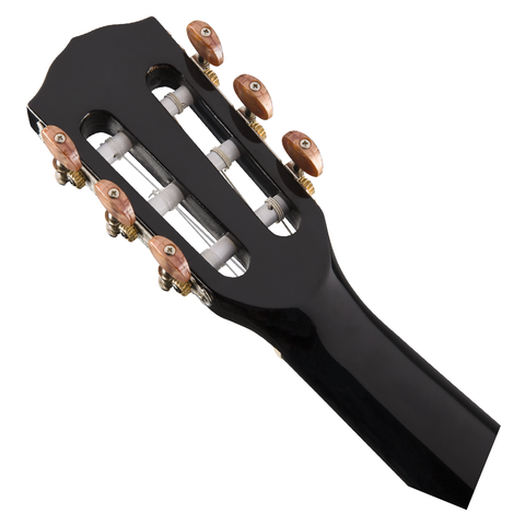 Guitarra Electroacústica Cn-140sce Nylon Fender Negro Con Estuche Rigido