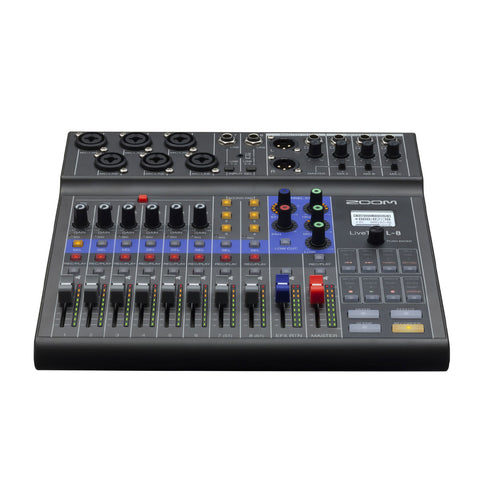 Consola De 8 Canales Zoom L8 Livetrak Mixer+Recorder