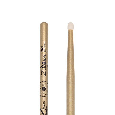 BAQUETAS ZILDJIAN Z CUSTOM LE - ROCK GOLD CHROMA NYLON ZRKCGN-ZC