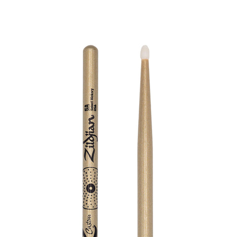 Baquetas Zildjian Z Custom Le - 5a Gold Chroma Nylon Z5acgn-Zc