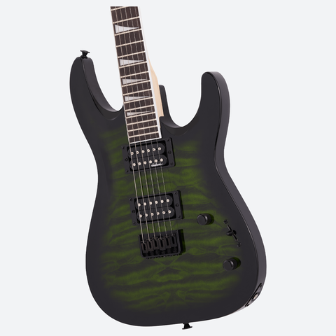 Guitarra Eléctrica Jackson Dinky Js32q Verde Translucido