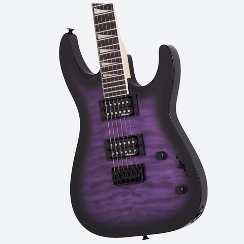 Guitarra Eléctrica Jackson Dinky Js32q Morado Translucido