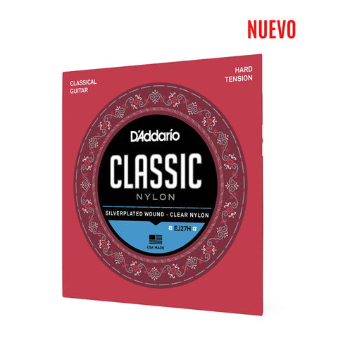 Set De Cuerdas Para Guitarra Clasica Daddario Ej27h
