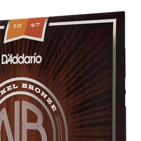 Set De Cuerdas Para Guitarra Acustica Daddario Nb Calibre 10-47