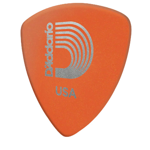 Paquete De Picks X 10 D’Addario Duralin Naranja Light 1DOR2-10 0.60 mm