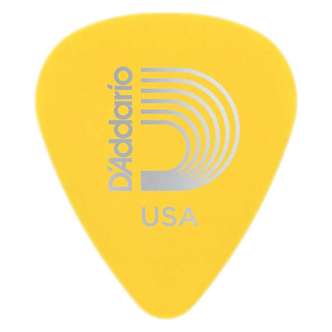 Paquete De Picks X 10 D’Addario Duralin Amarillo Light Medium 1DYL3-10 0.70 mm