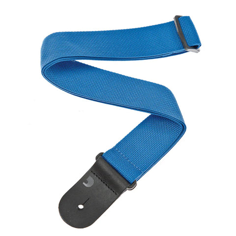 Correa Para Guitarra Y Bajo D’Addario PWS102 Azul Polipropileno 2”