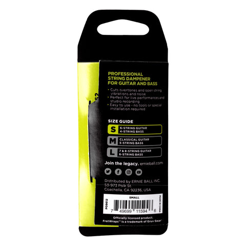 Fretwraps Para Guitarra Y Bajo Ernie Ball P09612