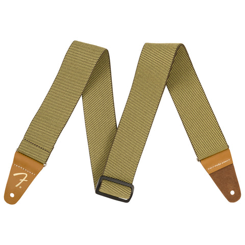 FENDER WEIGHLESS TWEED YELLOW GUITAR STRAP