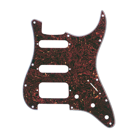 Pickguard Para Guitarra Fender Hss Stratocaster Shell Tortoise