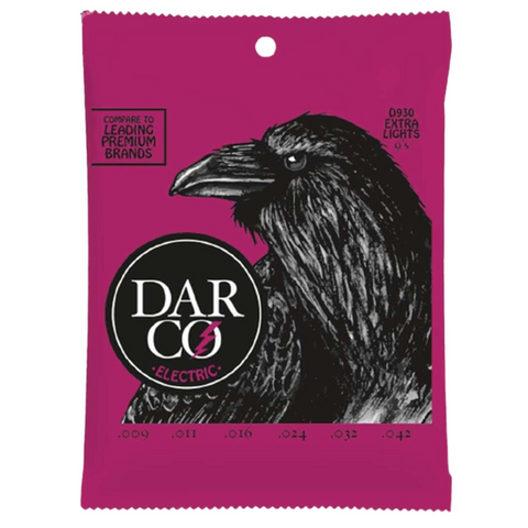SET OF STRINGS FOR MARTIN CALIBER 09-42 DARCO ELECTRIC GUITAR