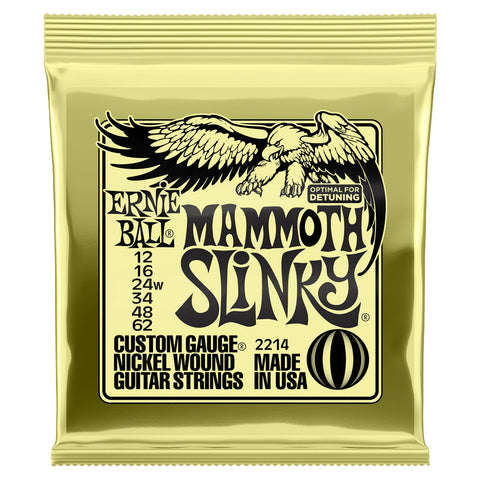 ERNIE BALL P02214 MAMMOTH SLINKY GAUGE 12/62 ELECTRIC GUITAR STRING SET