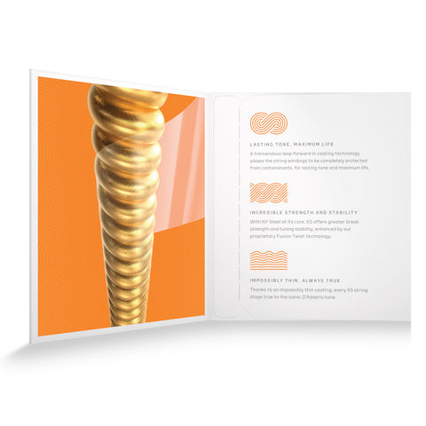 Set De Cuerdas Guitarra Bronze Coated D´Addario 10-47