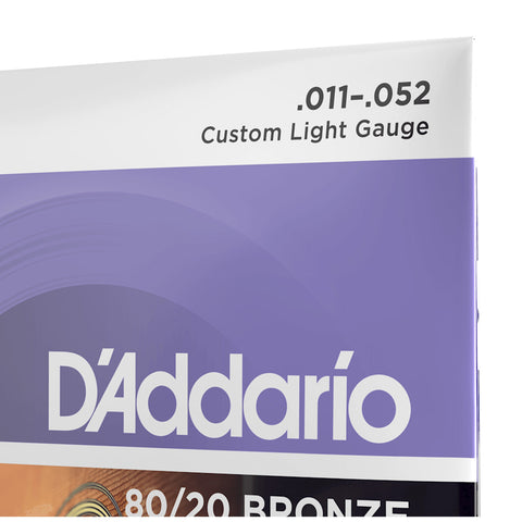 Set De Cuerdas Para Guitarra Acustica D'addario Ej13
