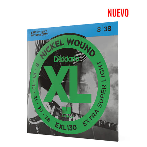 Set De Cuerdas Para Guitarra Electrica Daddario Exl130(6) Extra