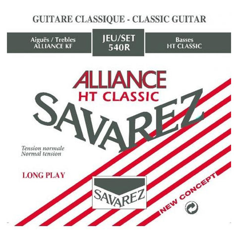 Set De Cuerdas Para Guitarra Clasica Savarez Tension Normal 540r