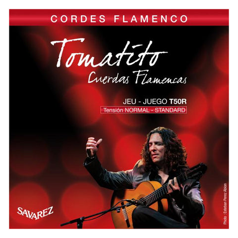 Set De Cuerdas Para Guitarra Flamenca Savarez Tension Media T50r