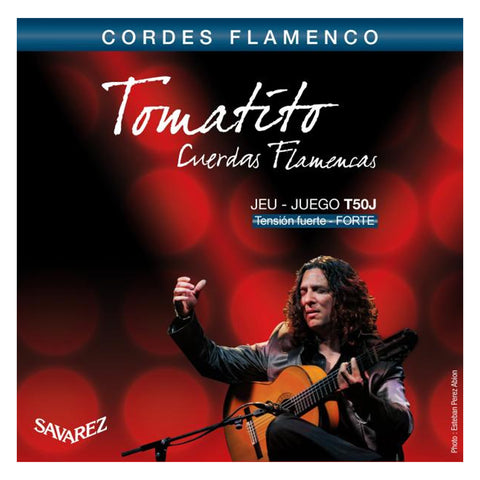 Set De Cuerdas Para Guitarra Flamenca Savarez Tension Fuerte T50j