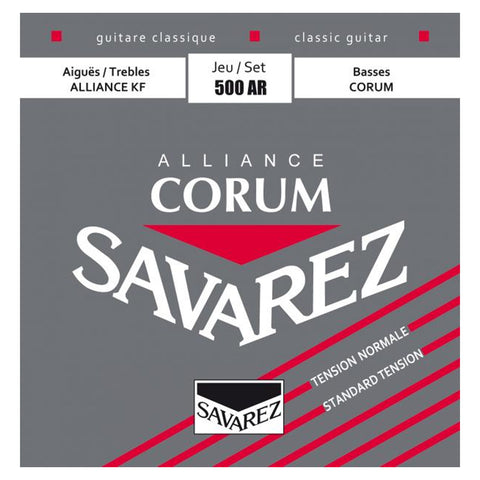 SAVAREZ FLAMENCO GUITAR STRINGS SET MEDIUM TENSION 500AR.