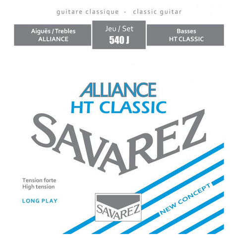 Set De Cuerdas Para Guitarra Clasica Savarez Tension Fuerte 540j
