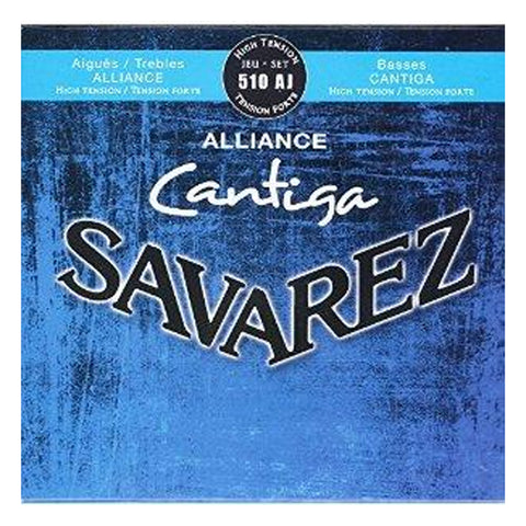 Set De Cuerdas Para Guitarra Clasica Savarez Tension Fuert 510aj