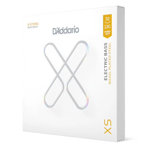 Set De 6 Cuerdas Para Bajo Hibrida Multiescala Daddario Xs (32-130) Xsb32130ms