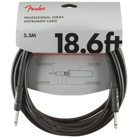 FENDER CABLE OF 5.5 METERS BLACK