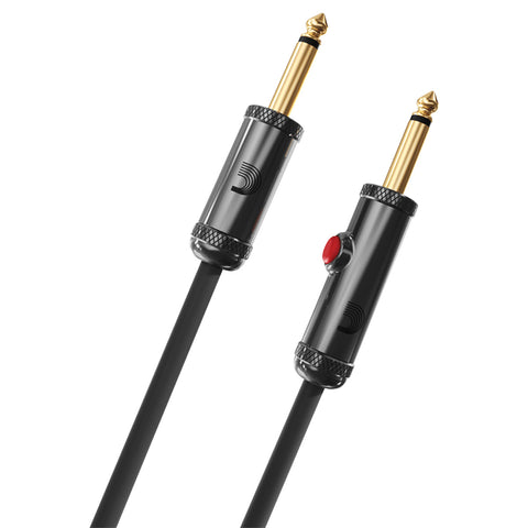 D'ADDARIO 3 METER INSTRUMENT CABLE /LATCHING SWITCH/ PW-AGL-10