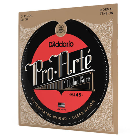 Set De Cuerdas Para Guitarra Clasica D'addario Proarte Ej45 Tension Normal