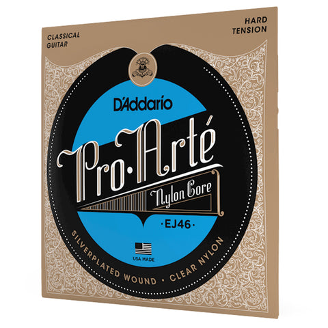 Set De Cuerdas Para Guitarra Clasica D´Addario Proarte Ej46 Tensión Alta
