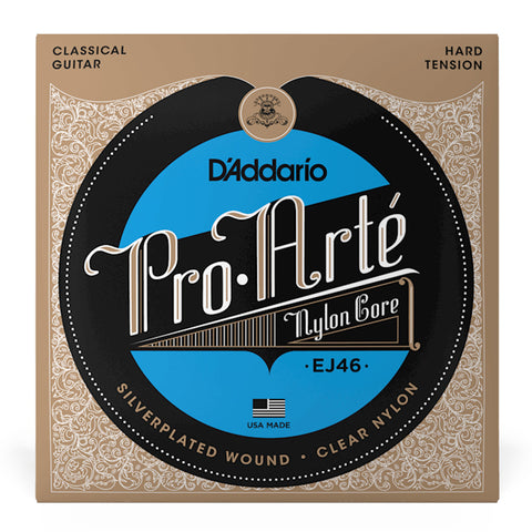 Set De Cuerdas Para Guitarra Clasica D´Addario Proarte Ej46 Tensión Alta