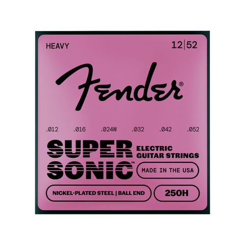 Set De Cuerdas Para Guitarra Electrica Fender Niquel Calibre 12/52