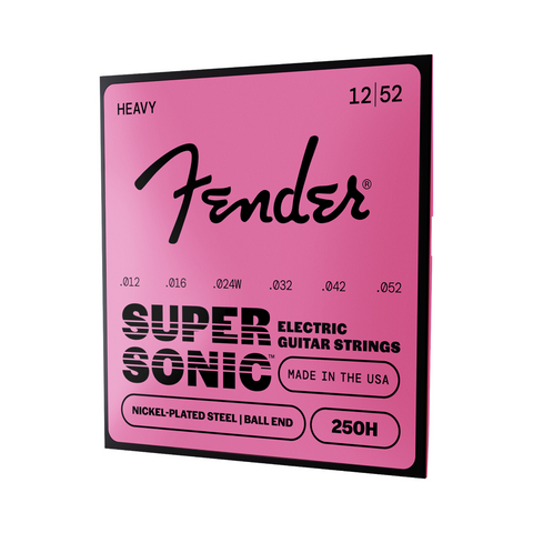Set De Cuerdas Para Guitarra Electrica Fender Niquel Calibre 12/52
