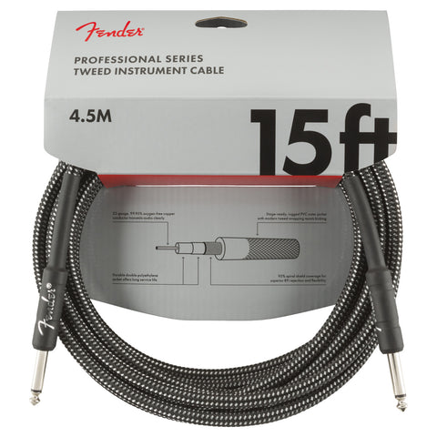 FENDER PROFESSIONAL SERIES CABLE 4.5 METERS GRAY