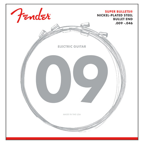 Set De Cuerdas Para Guitarra Electrica Fender Bullet Calibre 9/46