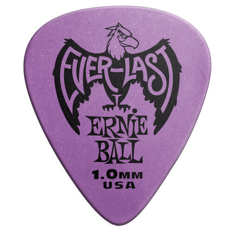 Picks Ernie Ball Everlast Calibre 1,0 Mm Morado P09193 12 Uni