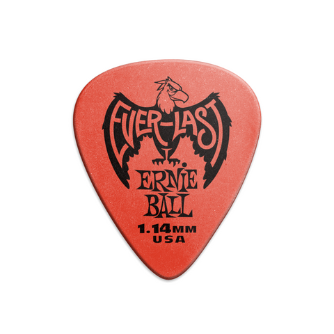 PICKS ERNIE BALL EVRLST CALIBRE 1,14 MM ROJO P09194 12 UNIDADES