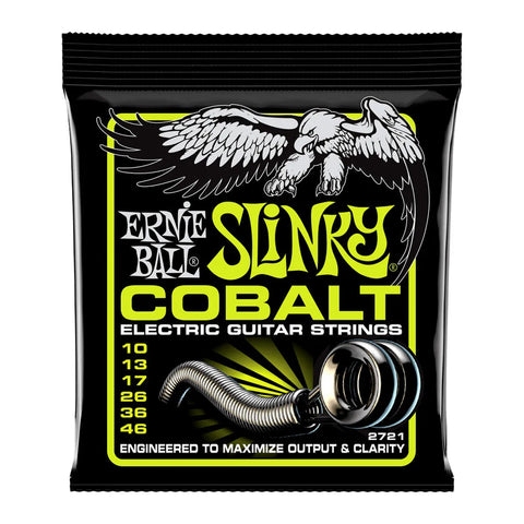 Set De Cuerdas Para Guitarra Eléctrica Slinky Ernie Ball Cobalt Regular